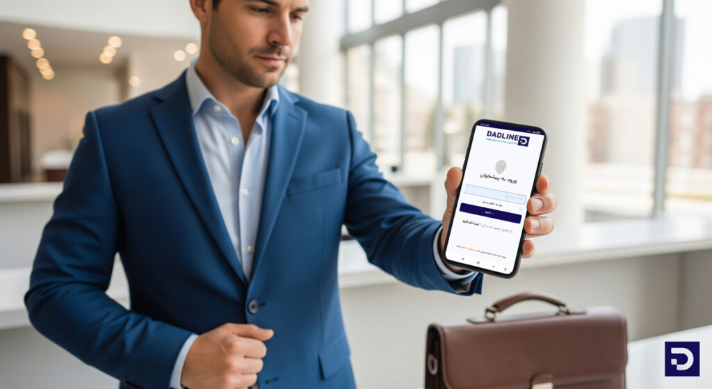 گام اول ثبت نام در دادلاین